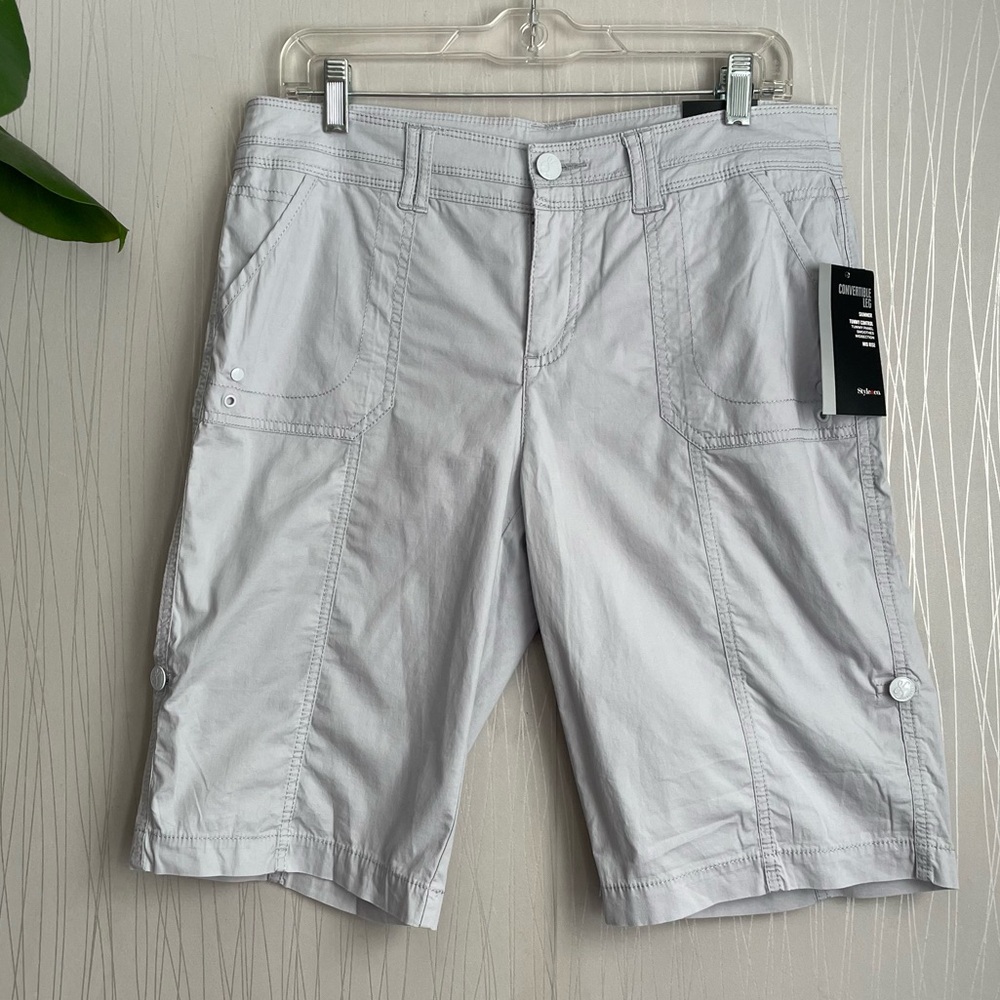 Style & Co. Light Gray Women's Shorts